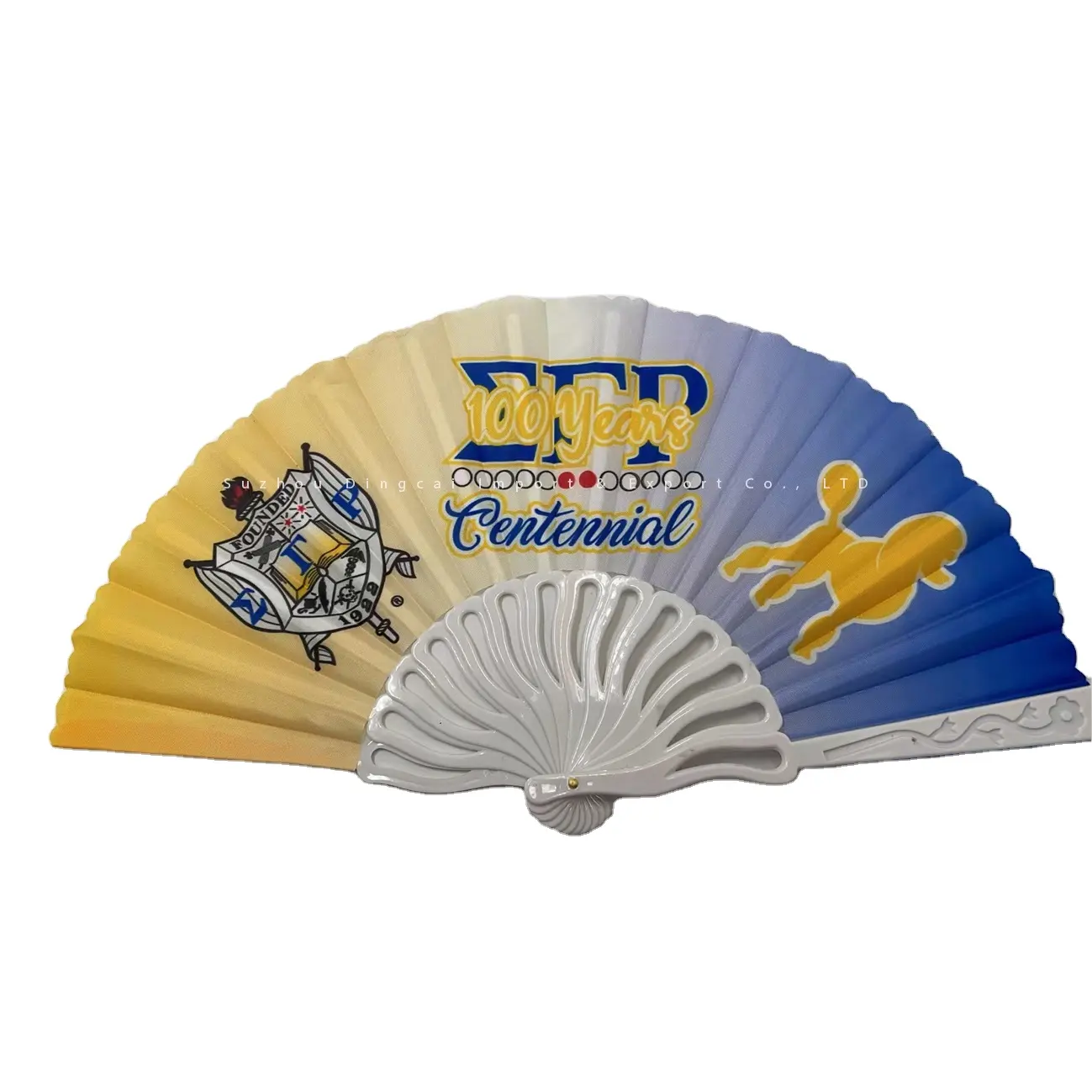 Cheap high quality Sigma Gamma Rho 1922 Poodle Large Party Fans Custom Printed Folding Hand Fans