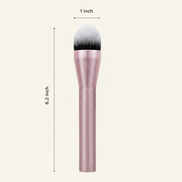 Pinceau estompeur Real Technique 0129 pour fard à joues et correcteur, poils synthétiques, sans cruauté animale