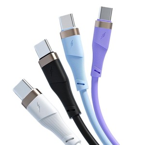 Cable de datos tipo C, material TPE de carga rápida de 66W para teléfonos Android e iOS - Product Image 5