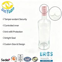 Tapón de Aluminio ROPP Personalizado de Fábrica, Ajuste Universal, Duradero, con Revestimiento de PE, a Prueba de Fugas, Ecológico, para Vino