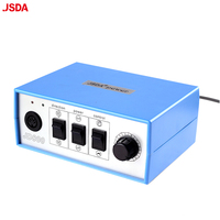 Ponceuse à ongles professionnelle JD800 avec moteur à balais 0-30000 tr/min, design carré en plastique, portable, multifonctionnelle, prise EU/US 220V 1