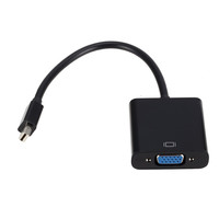 En stock, mini convertisseur VGA, transfert de données HD haute vitesse, adaptateur DP VGA, gaine en PVC pour microphone, moniteur, projecteur