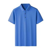 Chemise polo pour homme de luxe en coton 100% 235g, coton Pima 60S, piqué haute densité, chemise polo de golf, chemise polo brodée sur mesure
