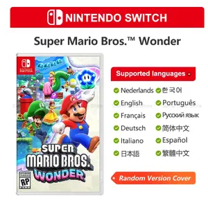 Süper Mario Bros. Wonder Nintendo anahtarı oyun fiyatları Nintendo anahtarı OLED Lite oyun konsolu için 100% orijinal fiziksel oyun kartı