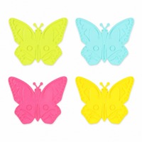 Set de table en silicone 3D gaufré antiadhésif, écologique, en PVC, mignon, carré, avec logo personnalisé, pour la maison et la cuisine, non toxique
