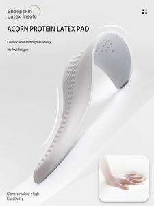 Semelle intérieure en cuir de mouton en latex pour soulager la <span class=keywords><strong>douleur</strong></span> <span class=keywords><strong>anti</strong></span>-odeur et évacuation de la transpiration chaussures de sport en cuir de vachette pour hommes femmes avec <span class=keywords><strong>semelles</strong></span> souples - Product Image 5