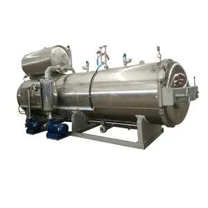 commercial glass bottle sterilizer autoclave food processing equipment