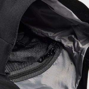 Sac bandoulière unisexe en nylon imperméable écologique personnalisé, portable, avec sangle réglable, pour homme et femme, noir - Product Image 3