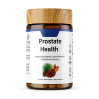 Complément alimentaire pour la santé de la prostate, marque privée, mélange d'herbes à base de palmier nain et de champignon Reishi, 90 capsules pour hommes