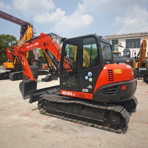รถขุดขนาดเล็ก Kubota KX183-3 มือสอง ใช้งานน้อย น้ำหนัก 8 ตัน แบบสวิงสั้น ประหยัดน้ำมัน เครื่องจักรขุดเจาะจากญี่ปุ่น - Product Image 3