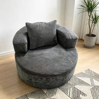 Fauteuil de réception et de réunion créatif et décontracté, style canapé, compressé sous vide, entièrement en mousse, pour la maison