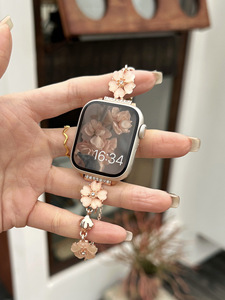 Accessori per Cinturini Smartwatch, Charm per Cinturini, Bracciale di Lusso per Apple Watch <span class=keywords><strong>Ultra</strong></span>, Cinturino in Titanio S10 S9 <span class=keywords><strong>S8</strong></span> S7 S6 S5 S4 S3 S2 - Product Image 6