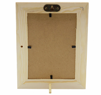Cadres photo en bois de pin massif non fini, personnalisables en usine, écologiques et simples pour projets de peinture DIY