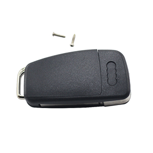 Clé de voiture automatique Hiton à 3 boutons 8P0837220D, étanche, en alliage d'aluminium noir, télécommande pour <span class=keywords><strong>Audi</strong></span> A3 A4 S3 S4 Q3 <span class=keywords><strong>RS3</strong></span> TT - Product Image 2