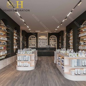Estanterías de <span class=keywords><strong>Farmacia</strong></span> de Madera de Lujo, Diseño Clásico de Muebles de <span class=keywords><strong>Farmacia</strong></span>, Vitrina para <span class=keywords><strong>Farmacia</strong></span> Tradicional - Product Image 6