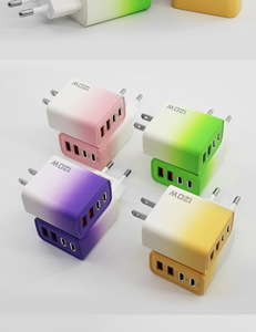 Chargeur rapide 5W 10W 4 ports, double USB QC3.0, double Type C PD, adaptateur secteur pour téléphone, ordinateur portable, tablette - Product Image 2
