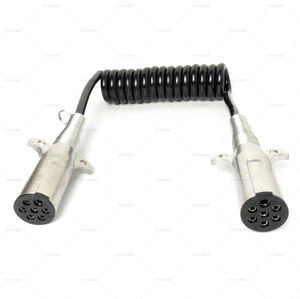 Cable espiral de 7 vías para camión y remolque, cable de bobina estándar americano de 7P, 24v - Product Image 3