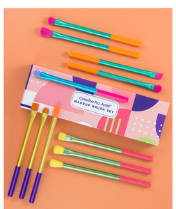 15 Chiếc Cọ Trang Điểm Logo Riêng Có Nhãn Hiệu Riêng Cầm Tay Nhiều Màu Sắc Cầu Vồng Bằng Nhựa Bộ Cọ Trang Điểm Mỹ Phẩm - Product Image 5