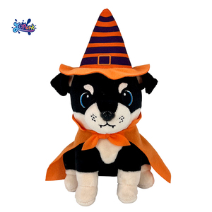 Cpc EN71 tùy chỉnh Halloween Đảng trang trí mini <span class=keywords><strong>DOBERMAN</strong></span> <span class=keywords><strong>Dog</strong></span> plushie Chất lượng cao simulated <span class=keywords><strong>Puppy</strong></span> Thú nhồi bông đồ chơi sang Trọng Quà Tặng - Product Image 1