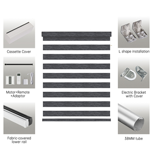 Persianas Enrollables Zebra SAMADHI con Mecanismo de Resorte Integrado y Control Eléctrico Moderno para Ventana - Product Image 5