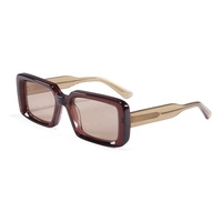 Lunettes de soleil rétro pour femmes en acétate de haute qualité 2027 – Montures carrées tendance CR39 – Vente en gros – Lunettes vintage à la mode