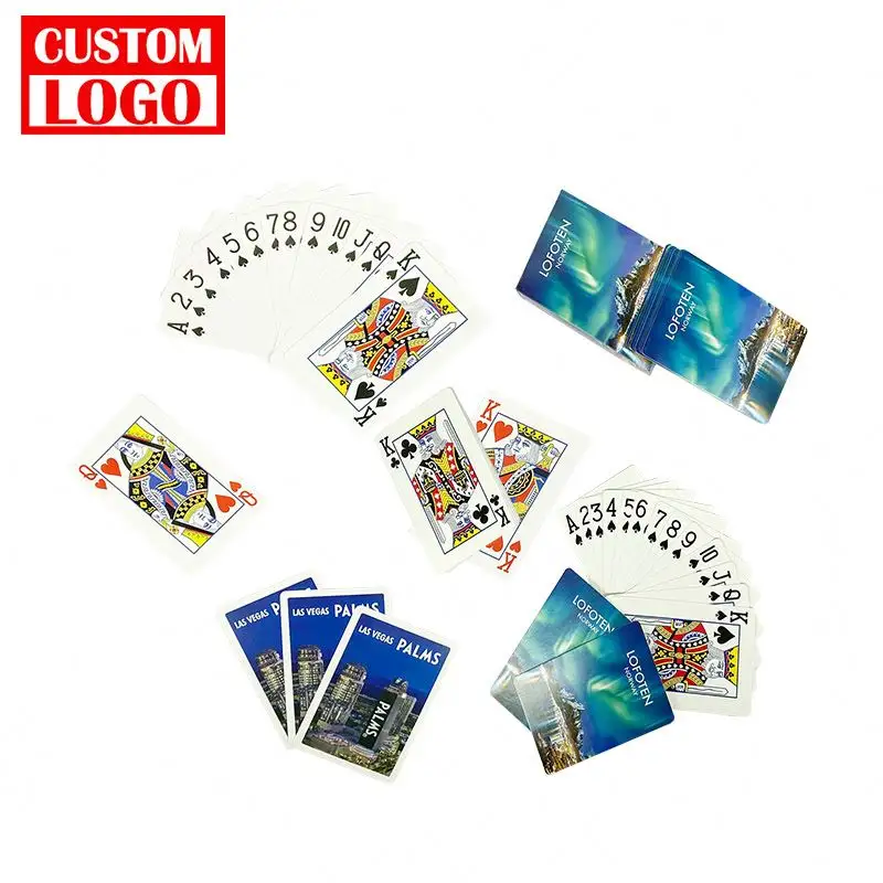 High Quality Waterproof Poker Wholesale Cheap Price Super Waterproof Performance Sports Cards Custom Poker Cards