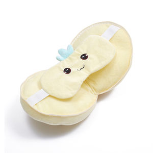 หมอนผ้ากำมะหยี่ลายการ์ตูนรูปสัตว์แบบ2อิน1หมอนสำหรับเดินทางพร้อมหน้ากากปิดตาสำหรับรถไฟและเครื่องบิน - Product Image 1