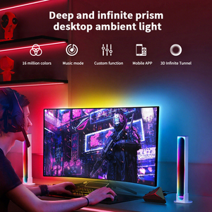 RGB Sync musicale che cambia colore voce luci di supporto controllate con APP ricaricabile illuminazione ritmica a LED - Product Image 4