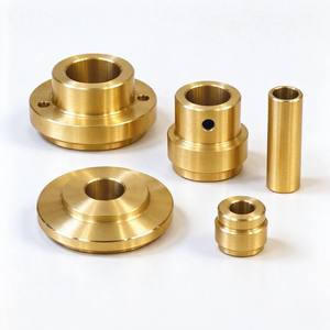Bujes de bronce de alta tolerancia, rodamientos de bronce torneados por CNC OEM para soporte de eje rotatorio industrial fabricados por mecanizado de dibujo - Product Image 2