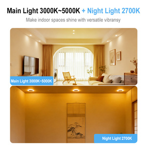 Panel LED Delgado de Bajo Voltaje ETL/FCC/ES de un Solo Color, 4 y 6 Pulgadas, con <span class=keywords><strong>Luz</strong></span> <span class=keywords><strong>Nocturna</strong></span> de 2700K, DC12/24/36V, 9W 12W, <span class=keywords><strong>Luz</strong></span> sin Caja, 3 Modos en Uno - Product Image 6