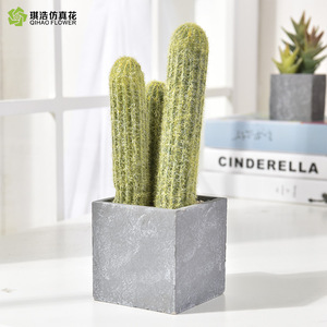 QIHAO Plantas Tropicales Artificiales, Suculentas en Maceta, Alta Simulación, Decoración para el Hogar - Product Image 4