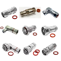 Werkseitige Lieferung Super flex 1/2 HF-Stecker 90-Grad-Klemme 1/2 Kabel N Typ Mini DIN 4.3-10 7/16 Din-Stecker Buchse 1P