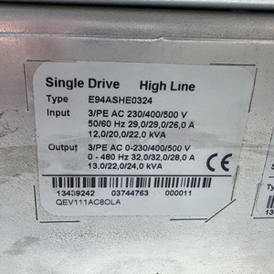 E94ASHE0324 9400 15KW ไดรฟ์สำหรับ E94ASHE0324 E94ASHE0324 9400 15KW ไดรฟ์สำหรับ Lenze E94ASHE0324 - Product Image 3