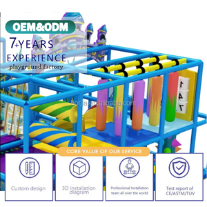 Paquete de Entretenimiento Suave de Alta Calidad Estilo Océano para Interiores/Exteriores para Bebés y Niños: Construye un <span class=keywords><strong>Parque</strong></span> Infantil y Área de Juegos Interior - Product Image 3