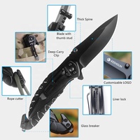 Vente en gros de nouveaux produits : mini couteau de chasse pliable pour le camping avec boîte cadeau, couteau de poche pour l'extérieur