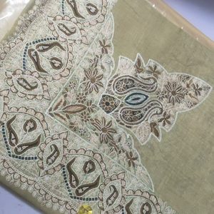 Yemeni işlemeli Shemagh şal arapça başörtüsü umman Keffiyeh türban müslüman şallar Mens için 55x55 inç büyük nakış - Product Image 5