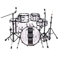 Nouvelle conception, apparence haut de gamme, batterie de percussions en acrylique poli de qualité supérieure K-DM355, qualité d'essai, pratique pour débutants, adulte, son magnifique