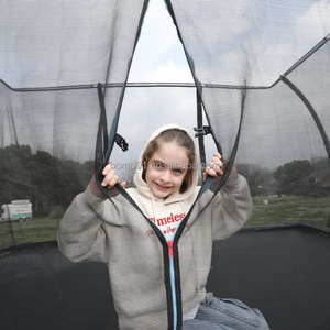 <span class=keywords><strong>Trampoline</strong></span> rectangulaire familial Zoshine 8x10 pieds avec filet de sécurité intérieur, <span class=keywords><strong>trampoline</strong></span> extérieur à ressorts pour enfants et adultes, cadeau de Noël - Product Image 3