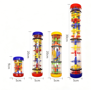 Wholesale Orff Percussion <b>Instrument</b> Plastic Rain Sound Tube <b>Musical</b> <b>Instruments</b> Plastic Sand Tube Rattle Toy for Baby - Product Image 1