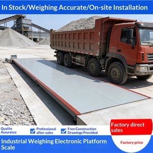 Pèse-camions électronique de chantier 60 tonnes, haute précision, pesage autonome, 3*16M, acier au carbone, écran LCD, personnalisable - Product Image 3