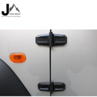 Kit de garnitures décoratives pour extérieur de voiture Pueatas, 1 ensemble de 4 pièces, couvre-charnières de porte pour Suzuki Jimny 2018+ 3/5 portes