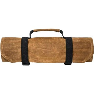 Bolsa Enrollable para Herramientas de Lona Encerada Resistente, Personalizada de Fábrica BSCI, con 18 Bolsillos y Organizador de Bolsillos, Estuche Enrollable para Herramientas de Uso Especial - Product Image 1