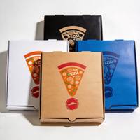 Boîte à pizza en carton ondulé personnalisée, boîte à pizza blanche en papier