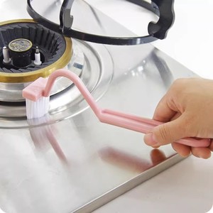 Cepillo de inodoro con mango extendido en forma de V, herramienta de limpieza de plástico de largo alcance para inodoros y áreas de difícil acceso. - Product Image 4