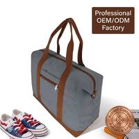 Sac de voyage en velours côtelé vintage tendance pour femmes, motif personnalisé, logo, sac de week-end surdimensionné, commande directe d'usine