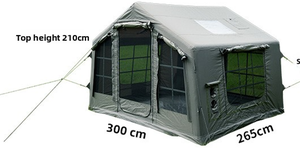 Tente de toit quatre saisons en tissu Oxford pour l'extérieur, 5 à 8 personnes, épaisse, coupe-vent, portable, <span class=keywords><strong>camping</strong></span>, installation rapide, 8 zones - Product Image 5