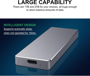 ฮาร์ดดิสก์ภายนอก <span class=keywords><strong>SSD</strong></span> HDD ฮาร์ดดิสก์แล็ปท็อป <span class=keywords><strong>1TB</strong></span> 1 ทีบี ฮาร์ดดิสก์แบบโซลิดสเตท ดิสก์ ดิสโก้ดูโร่ เอ็กซ์เทอร์โน่ hd 1000 กิกะไบต์ - Product Image 6