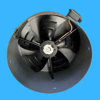 Ventilateur de refroidissement à roulement à billes à rotor externe électrique G250A, disponible en OEM/ODM, 380V, pales en acier au carbone pour équipement de ventilation