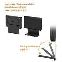 Supports de miroir pliants pour salles de coiffure, pliables à 360°, à trois volets, pour la coupe de cheveux à domicile, miroir de coiffure à trois volets, miroir suspendu à trois volets