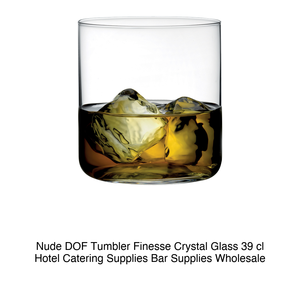 DOF Finesse Crystal Glass 39 cl Nude H 8.8 cm Ø 8.2 cm - Product Image 2